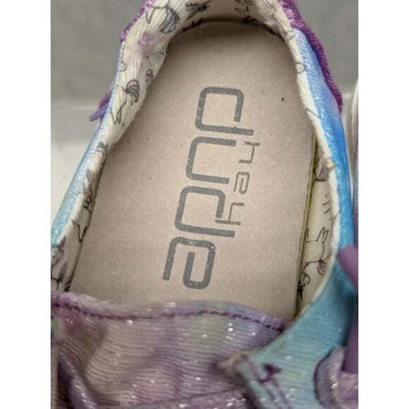 Hey Dude Wendy Unicorn Dreamer Shoes Toddler US K9 EUR 27 - Picture 5 of 10